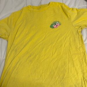 Yellow vineyard vines short sleeve. Has a very small red stain.